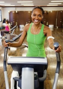 black-woman-walking-exercise-treadmill