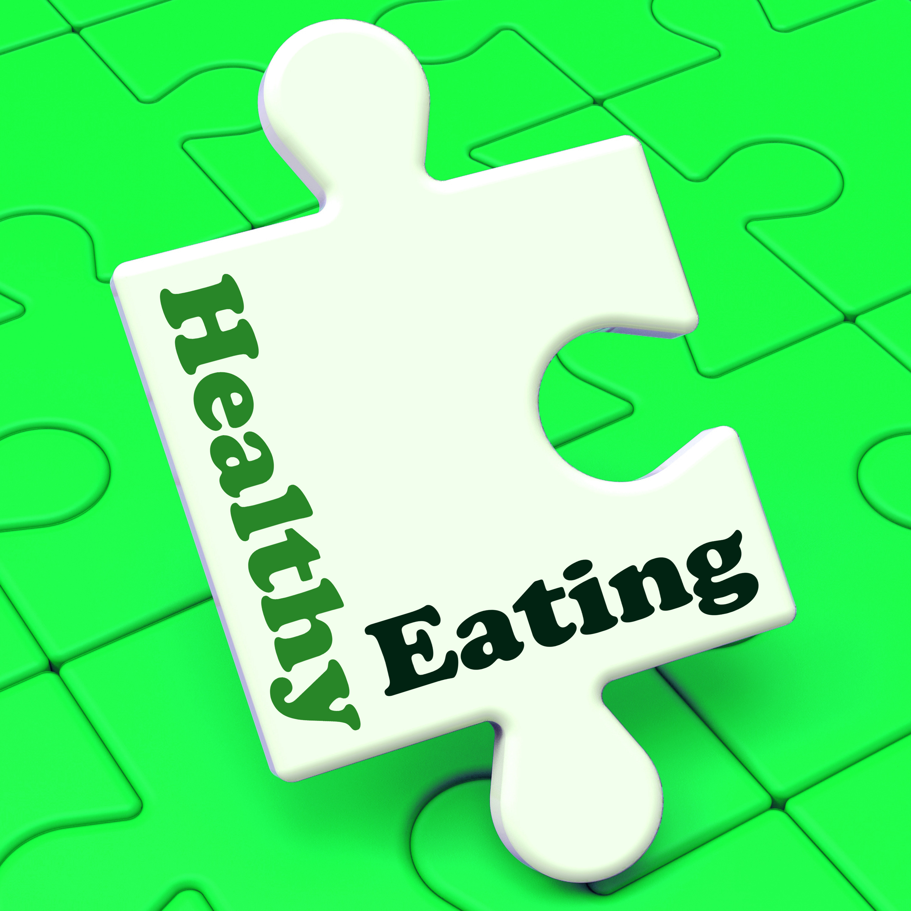 Healthy Eating Meaning Fresh, Nutritious And Low Fat Eating