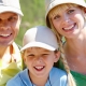 Portrait of happy family looking at camera
